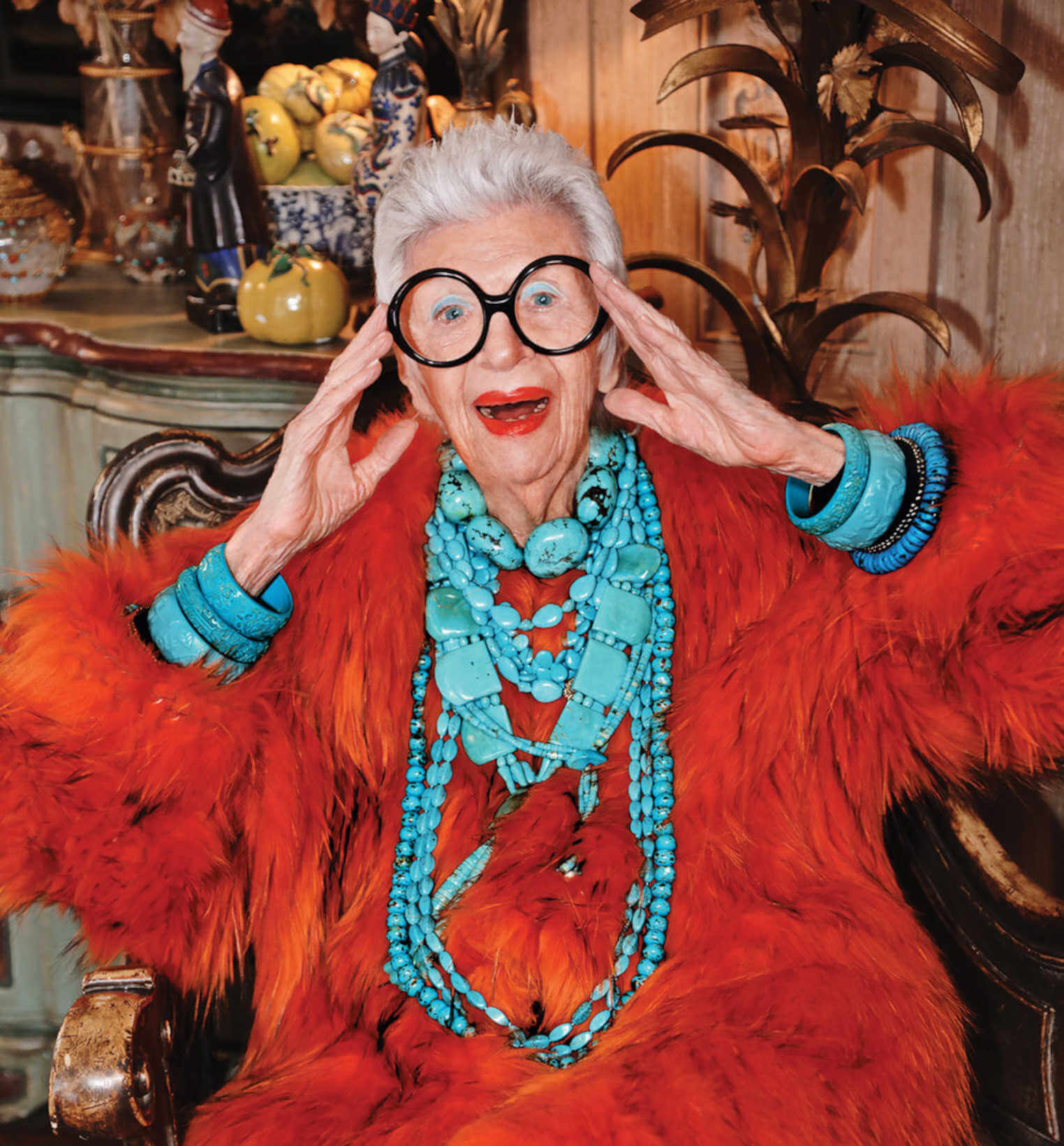 Aukcia suven&iacute;rov Iris Apfel1