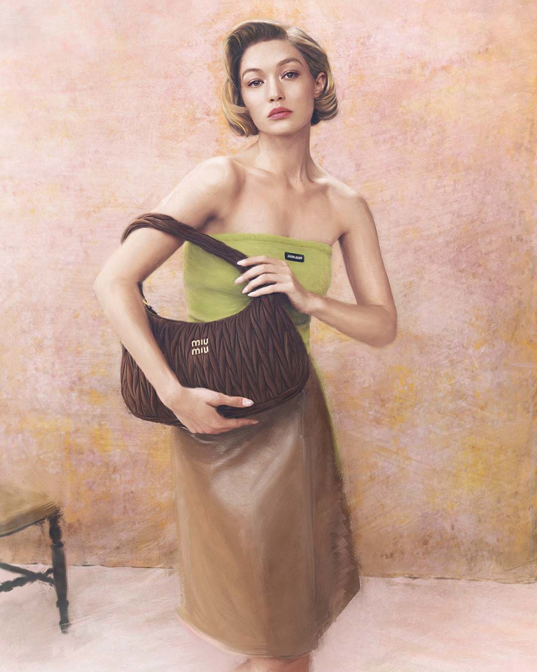 Najnov&scaron;ia kampaň Miu Miu s Gigi Haddid