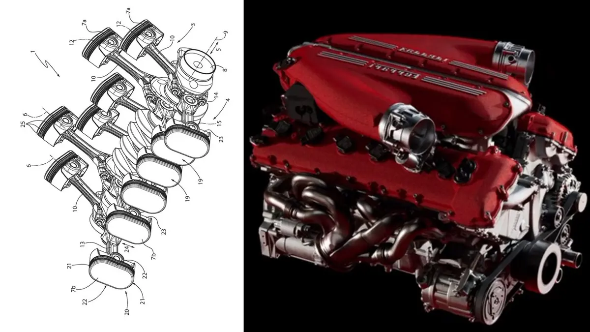 Nov&yacute; motor Ferrari