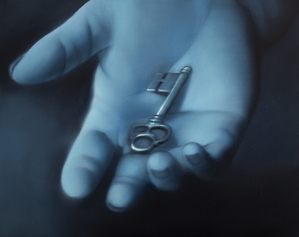 Patricia Heel Odpoveď 2024 Olejov&eacute; pl&aacute;tno 40 X 50 cm mal&eacute;