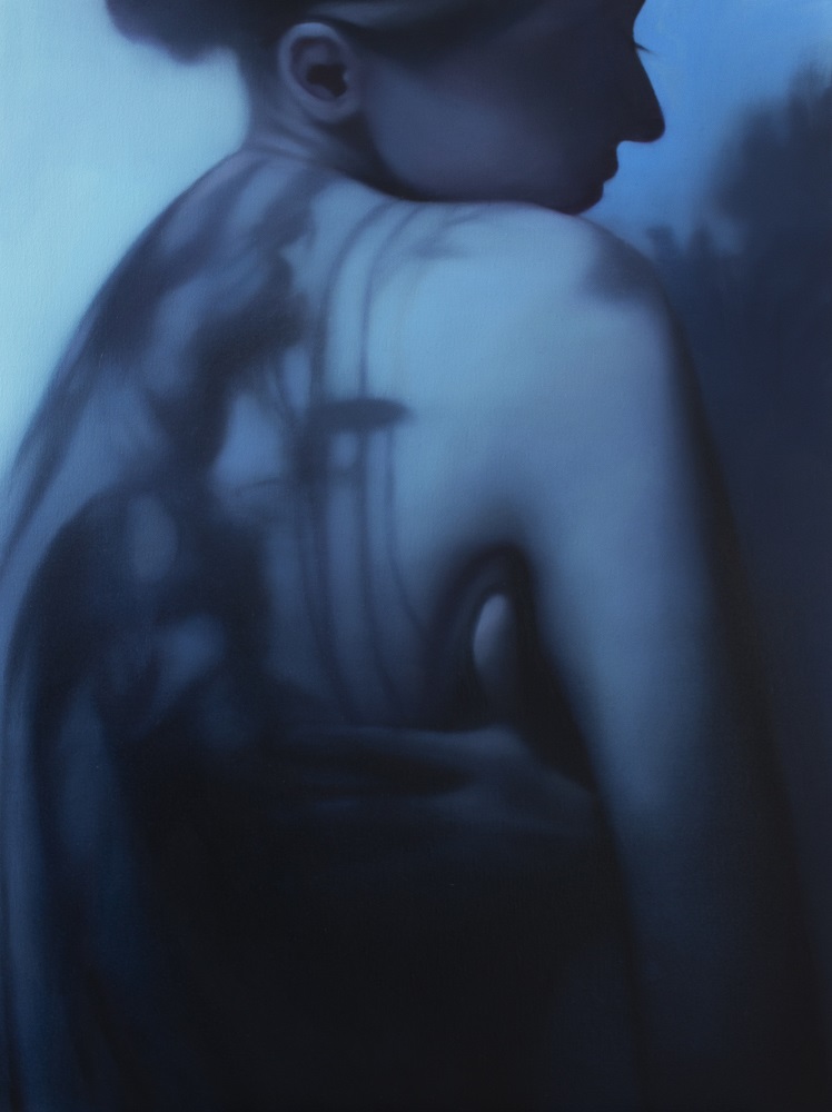 Patricia Heel Zdroj tieňa 2024 Olejov&eacute; pl&aacute;tno 80 X 60 cm mal&eacute;