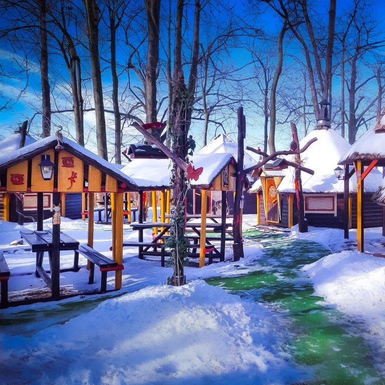 Kaštieľ Vital Spa Village v zime