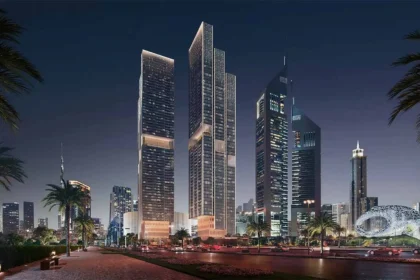 Projekt Jumeirah Residences Emirates Towers od SCDA Architects v Dubaji