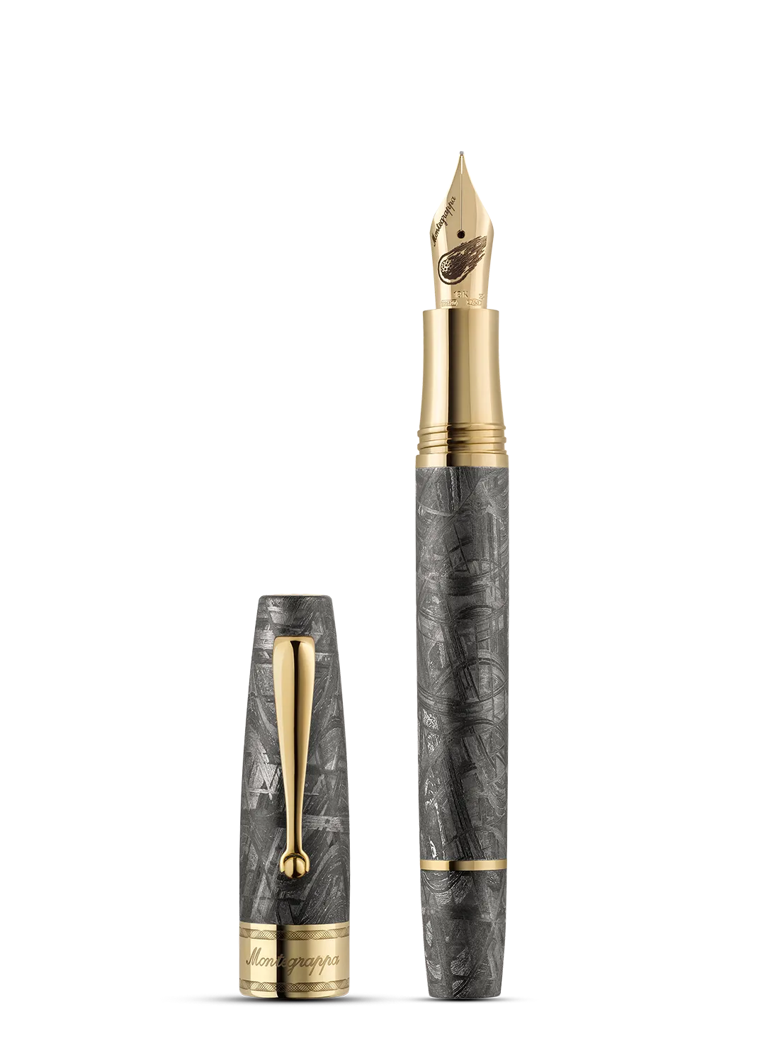 Montegrappa Muonionalusta Meteorite Plniace Pero