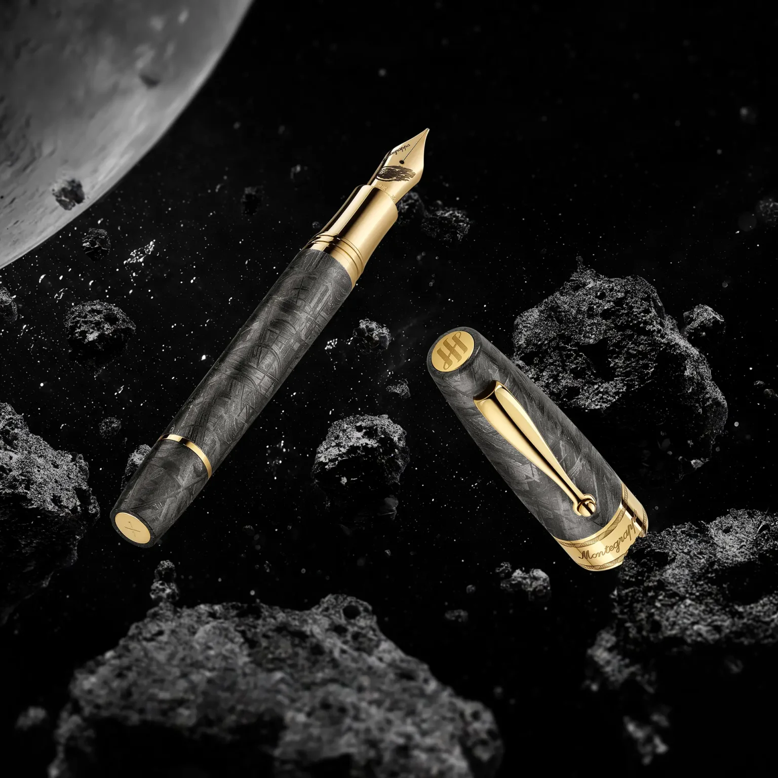 Montegrappa Muonionalusta Meteorite Plniace Pero