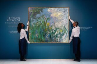 Kosatce Claude Monet. aukcia zbierky Jeanne’a Schlumbergera v Paríži
