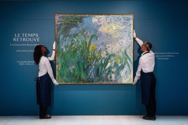 Kosatce Claude Monet. aukcia zbierky Jeanne’a Schlumbergera v Paríži